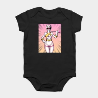 white ranger Baby Bodysuit